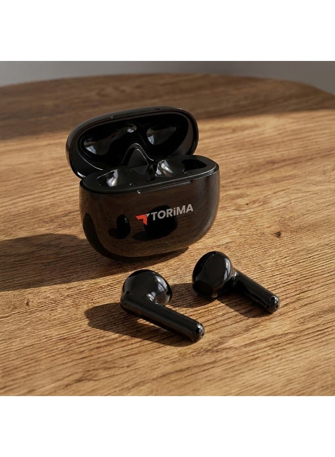 Torima سماعة أذن لاسلكية TORİMA G90 سوداء - Image 4